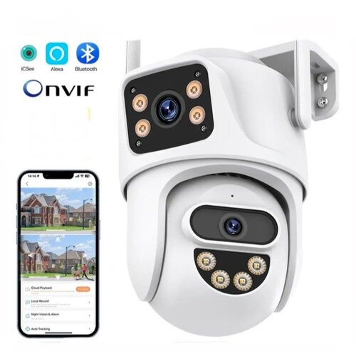  icsee kamera dve glave 13MP &ndash; ptz + fiksna, autotracking, IP66 Cene