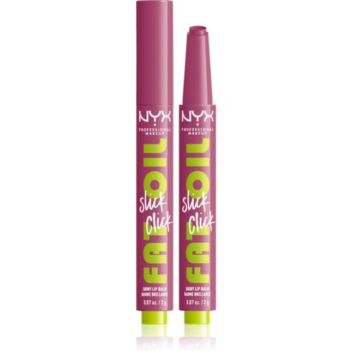 NYX Professional Makeup Fat Oil Slick Click balzam za usne 2 g Nijansa 07 dm me Slike