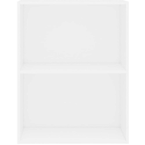 VidaXL Polica za knjige bijela 60x30x76,5 cm izrađeno drvo Slike