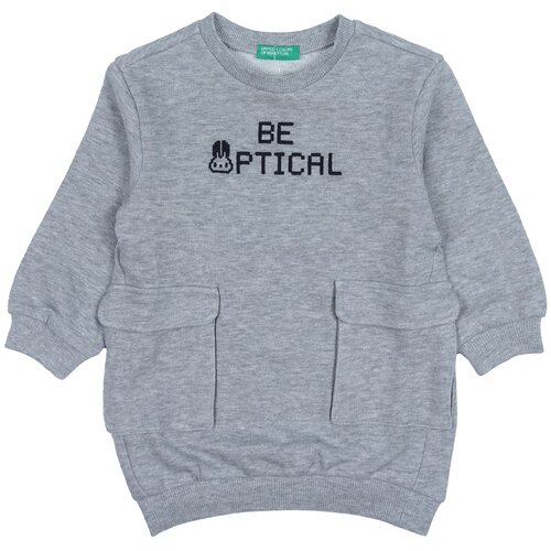 Benetton obleka DR 3J68GV00J D siva 104 Cene