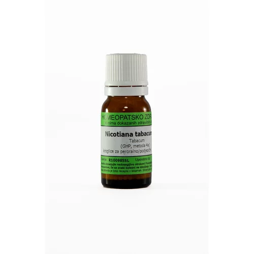  Nicotiana tabacum C30, homeopatske kroglice