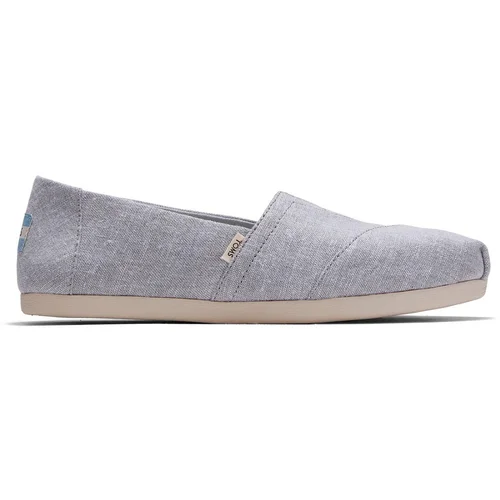 Toms Drizzle Grey Slub Chambray Women's Classics