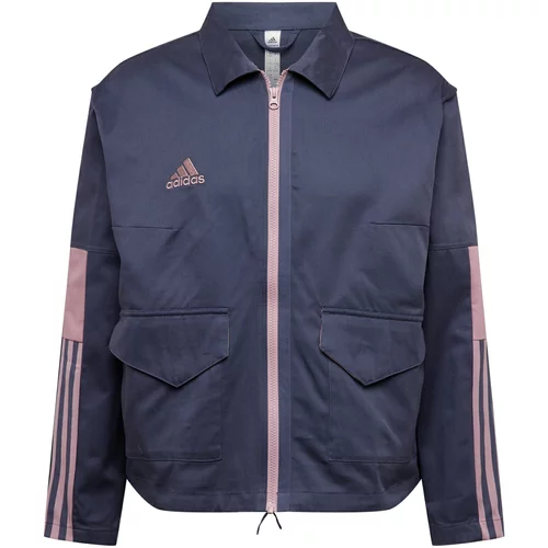 ADIDAS SPORTSWEAR Sportska jakna 'TIRO' mornarsko plava / roza