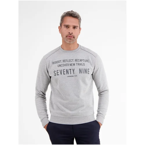 Lerros Light gray men's sweatshirt - Men