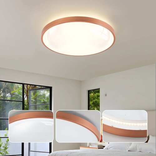 Brilagi LED prigu&amp;scaron;iva svetiljka GLASS POOL DOUBLE LED/60W/230V 50 cm bakarna + daljinski upravljač Slike