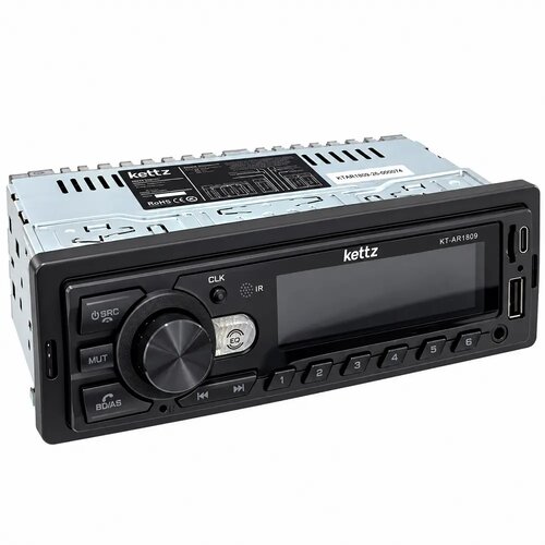  Auto Radio Kettz KT-AR1809 BT, USB, AUX, TF, TYPE C, 4x40W Cene