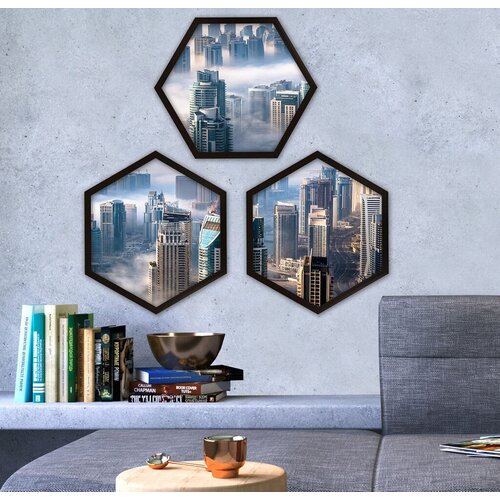 Wallity Uokvirena slika 6GEN728342668, 35x35 cm, 3 dijela Cijene