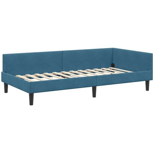  Kutni krevetni okvir s madracem Ostalo 2 pcs Plava Bar&amp;scaron;un Slike
