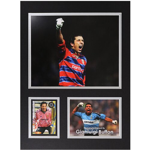  Gianluigi buffon signed 16"x12" photo display parma autograph memorabilia coa Cene