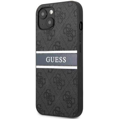 Guess Trdo ohi&amp;scaron;je za Apple iPhone 13 Mini PU 4G Stripe, Siva, (21244198) Slike