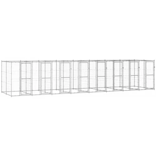  vanjski kavez za pse od pocinčanog čelika 19,36 m²