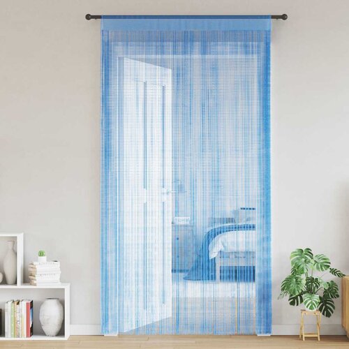  Zavjese od &amp;scaron;page 2 kom svijetloplave 100x250 cm Slike
