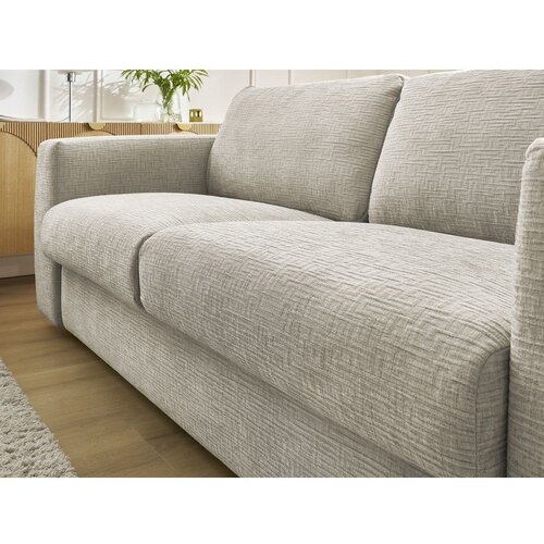 Bobochic Paris Bež sofa za spavanje/sklopiva od &amp;scaron;enila 220 cm Hugo &amp;ndash; Slike