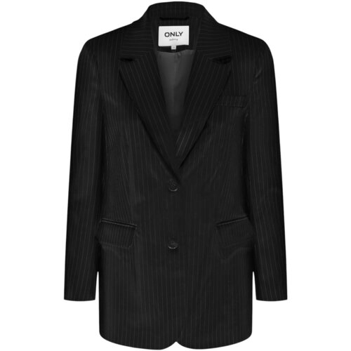 Only ONLREINA L/S PINSTRIPE BLAZER TLR NOOS 15311367 Crna Slike