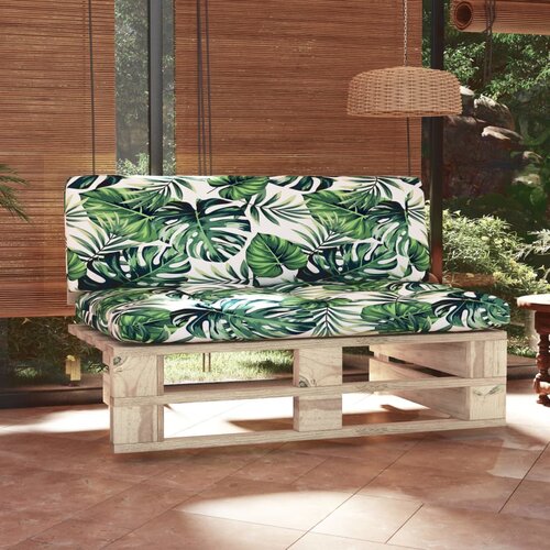 VidaXL Srednja vrtna sofa od paleta od impregnirane borovine Slike