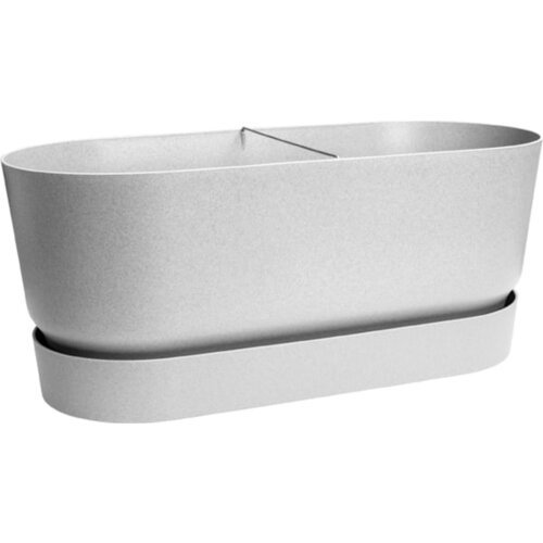 ELHO greenville terrace trough 80 cm wheels - barva betona Slike