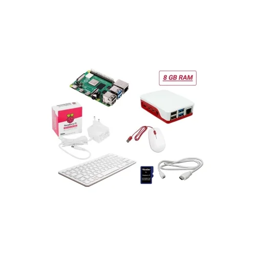 Raspberry Pi® Desktop Kit Pi® 4 B 8 GB 4 x 1.5 GHz uklj. tipkovnica, uklj. miš, uklj. noobs os, uklj. napajanj