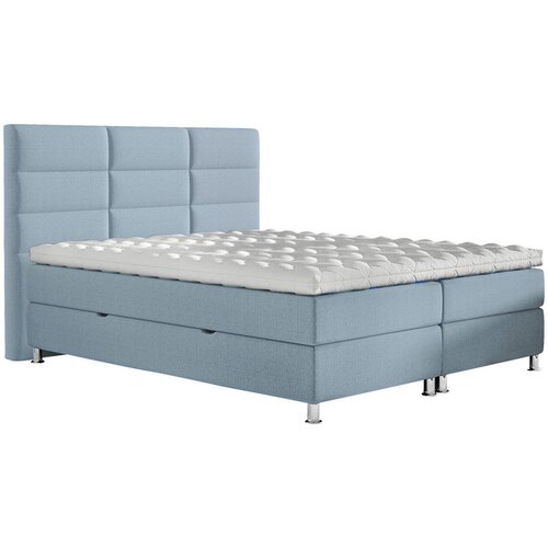 CARRYHOME POSTELJA Z VZMETNICO 180 cm x 200 cm , tekstil turkizna Cene