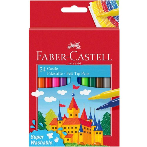 Faber-Castell Flomastri Faber-Castell, 24 kosov Cene