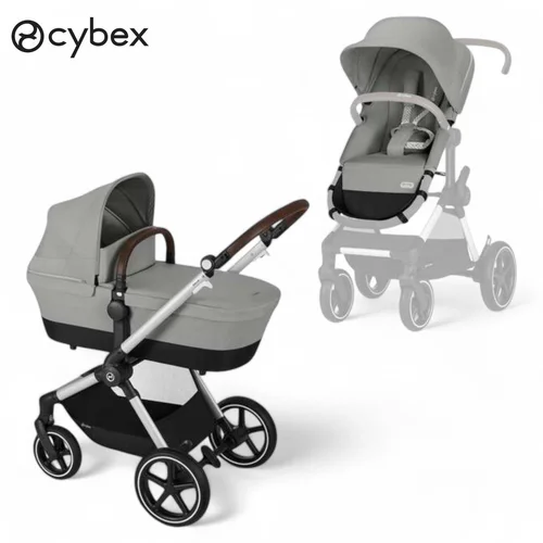 Cybex Gold® dječja kolica 2u1 eos™ lux stone grey (silver frame)