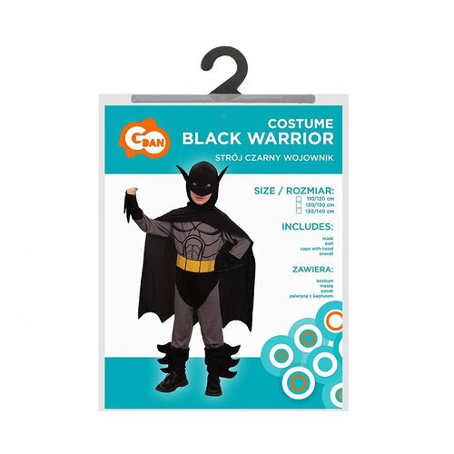  Kostim Black Warrior 6-10 godina - 6-8 Cijene