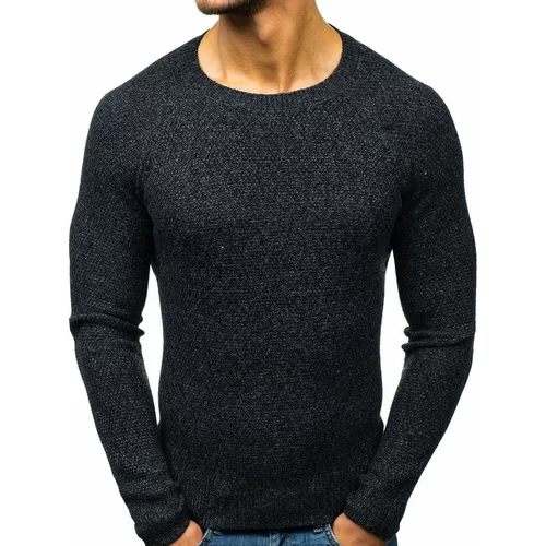 Kesi Stylish men's sweater H1810 - black,