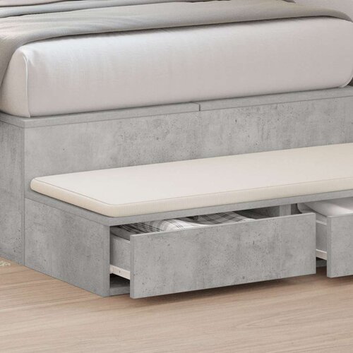  K Framework Ladice Betonsko Siva 100x36 5x16 5 cm Konstruirano Drvo Slike