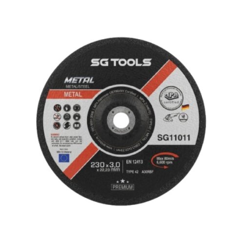 SG Tools SG11011 rezna ploča ispupčena 230 x 3.0mm Metal Premium A 30 RBF ( SG11011 ) Cene