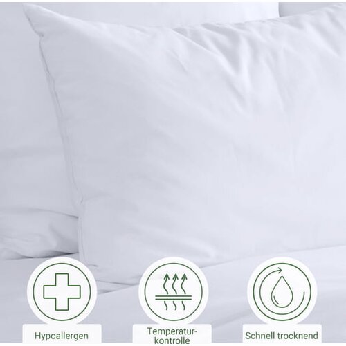 Bambaw prevleke za blazine iz bambusa 80 x 80 cm, 2-delni set - white Cene