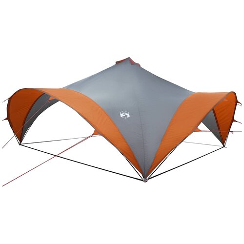vidaXL Zabavni &scaron;otor s streho Siva in oranžna 600 x 600 x 400 cm, (5000309481) Cene