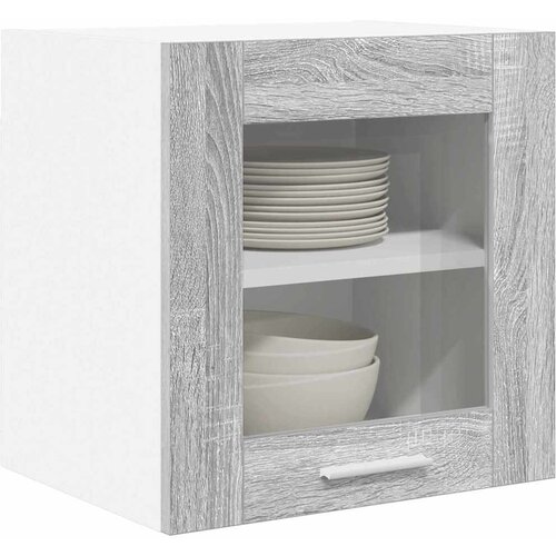  ormarić s pohranom 2 pcs Siva Sonoma 40 x 31 x 40 cm Slike