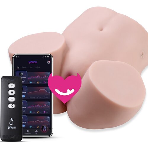 HiSmith SA004-APP Sinloli Intelligent Realistic Sex Doll Masturbator 10 Thrusting & Vibrating Modes with App & Remote Control Cijene