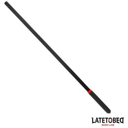 LATETOBED BDSM Line Master of Submission PVC Wand 12mm x 50cm Black Slike