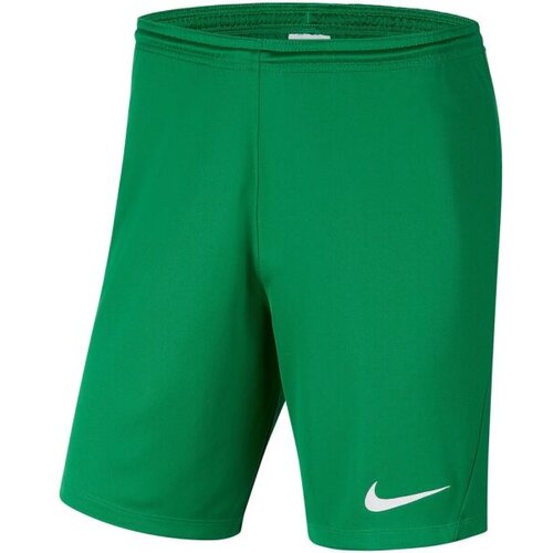 Nike DRI-FIT PARK 3 JR TQO Dječačke nogometne hlačice, zelena, veličina Cene