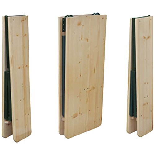  Sklopivi pivski stol s 2 klupe 220 cm od jelovine Slike