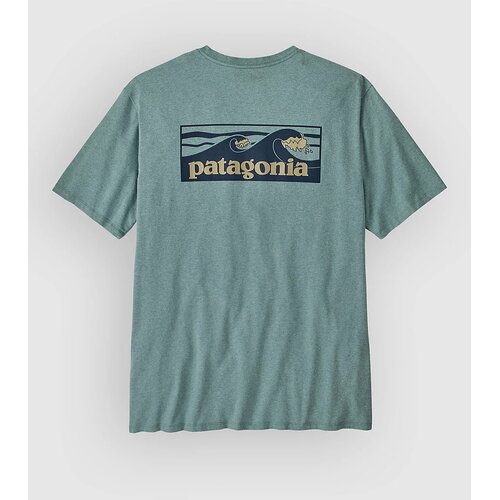 Patagonia Boardshort Logo Pocket Responsibili T-shirt blue sage Slike
