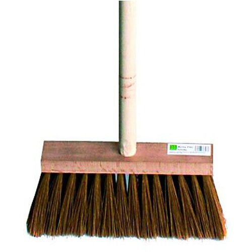  Metla Gusta smeđa PVC 25cm, Ručka 120cm Slike