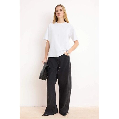 TRENDYOLMILLA Ženska majica TWOSS24TS00272, Bela Cene