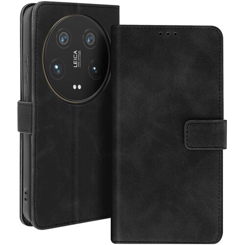 AVIZAR Ohišje za Xiaomi 14 Ultra Wallet Clapet Video podpora, Črna, (5000010795) Cene