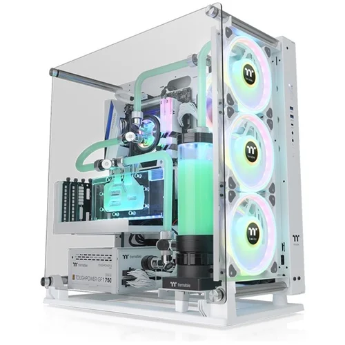 Thermaltake Core P3 Pro Snow Mid tower, SPCC, Tempered glass, White