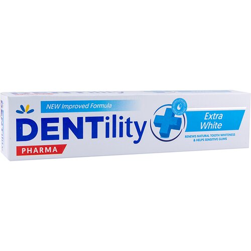 DENTILITY pharma extra white pasta za zube 75ml Slike