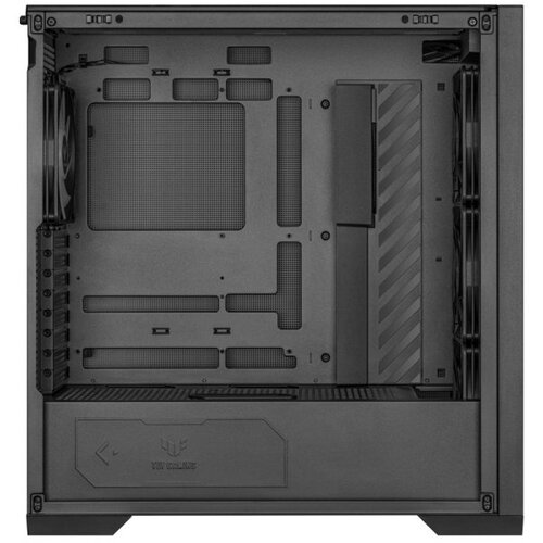 Asus TUF Gaming GT302 ARGB ATX/EATX Gaming ohi&amp;scaron;je črno, Interchangeable side panels, Detachable top panel, Square-type mesh front panel, Four 140 x 28 mm ARGB fans, Hidden-connector motherboard support, Front Panel High-Speed USB Type-C - 90DC00I0-B19000 Slike