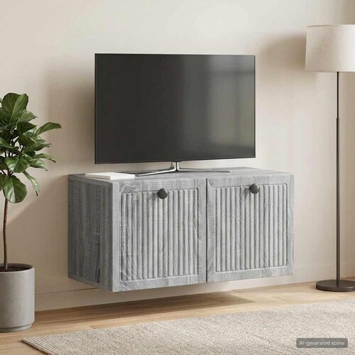 TV ormar za zid Siva sonoma 59,5 x 31 x 30 cm Konstruirano drvo Cene