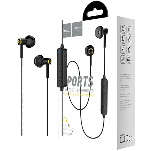 hoco. Slušalice bežična, sport, Bluetooth, 80 mAh, 3.5 h, crna – ES21 Wonderful sports Black