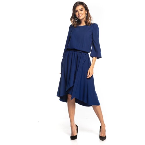 Tessita Woman&amp;#039;s Dress T347 4 Navy Blue Slike
