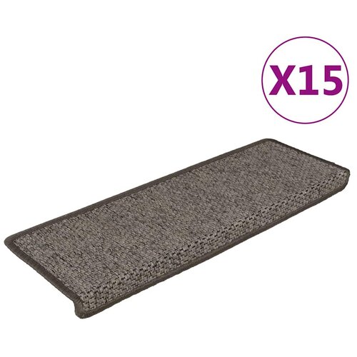  Samoljepljivi otirači za stepenice 15 kom 65x21x4 cm sivi/bež Cijene