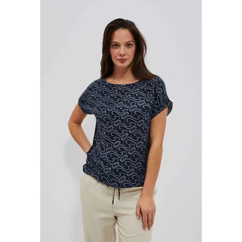 Moodo LADIES SHIRT L-KO-4044 NAVY