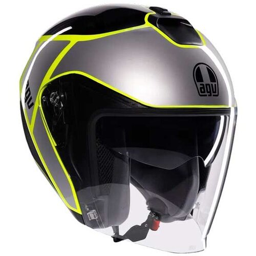 Agv kaciga irides davao crn/siv/flu-žut l Slike