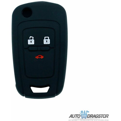 888 Car Accessories silikonska navlaka za ključeve crna chevrolet APT1013.01.B Slike