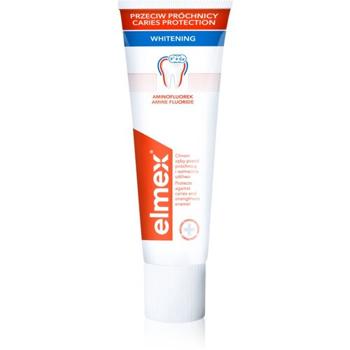 Elmex Caries Protection Whitening pasta za izbjeljivanje zuba s fluoridem 75 ml Slike